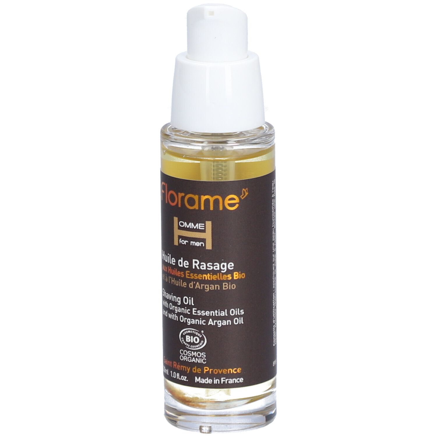 Florame Huile de rasage homme BIO cèdre & argan