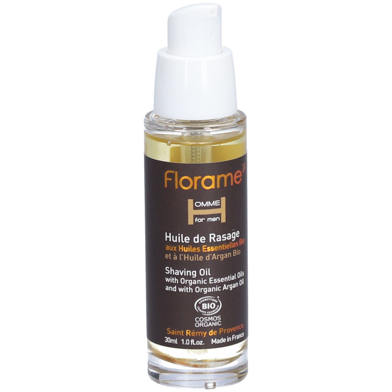 Florame Huile de rasage homme BIO cèdre & argan