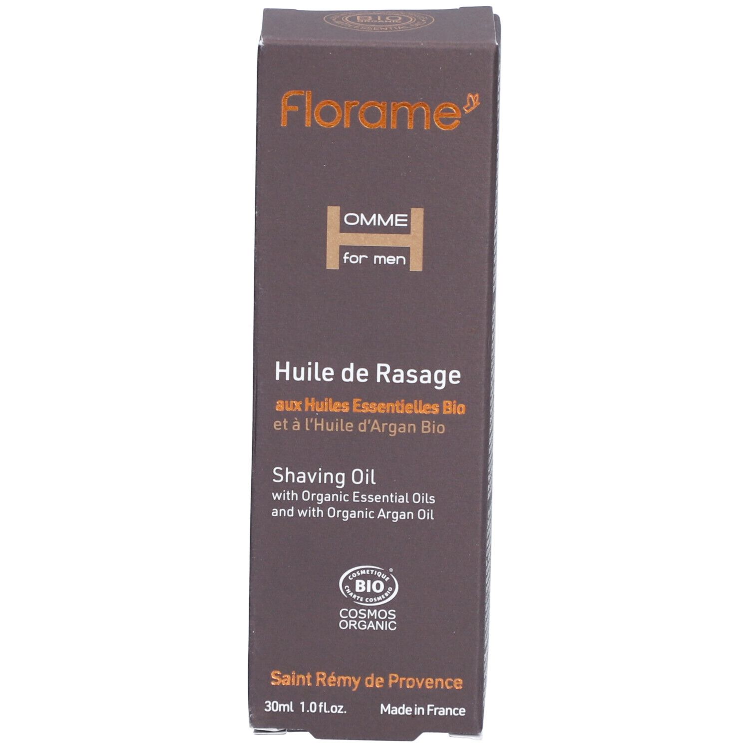 Florame Huile de rasage homme BIO cèdre & argan