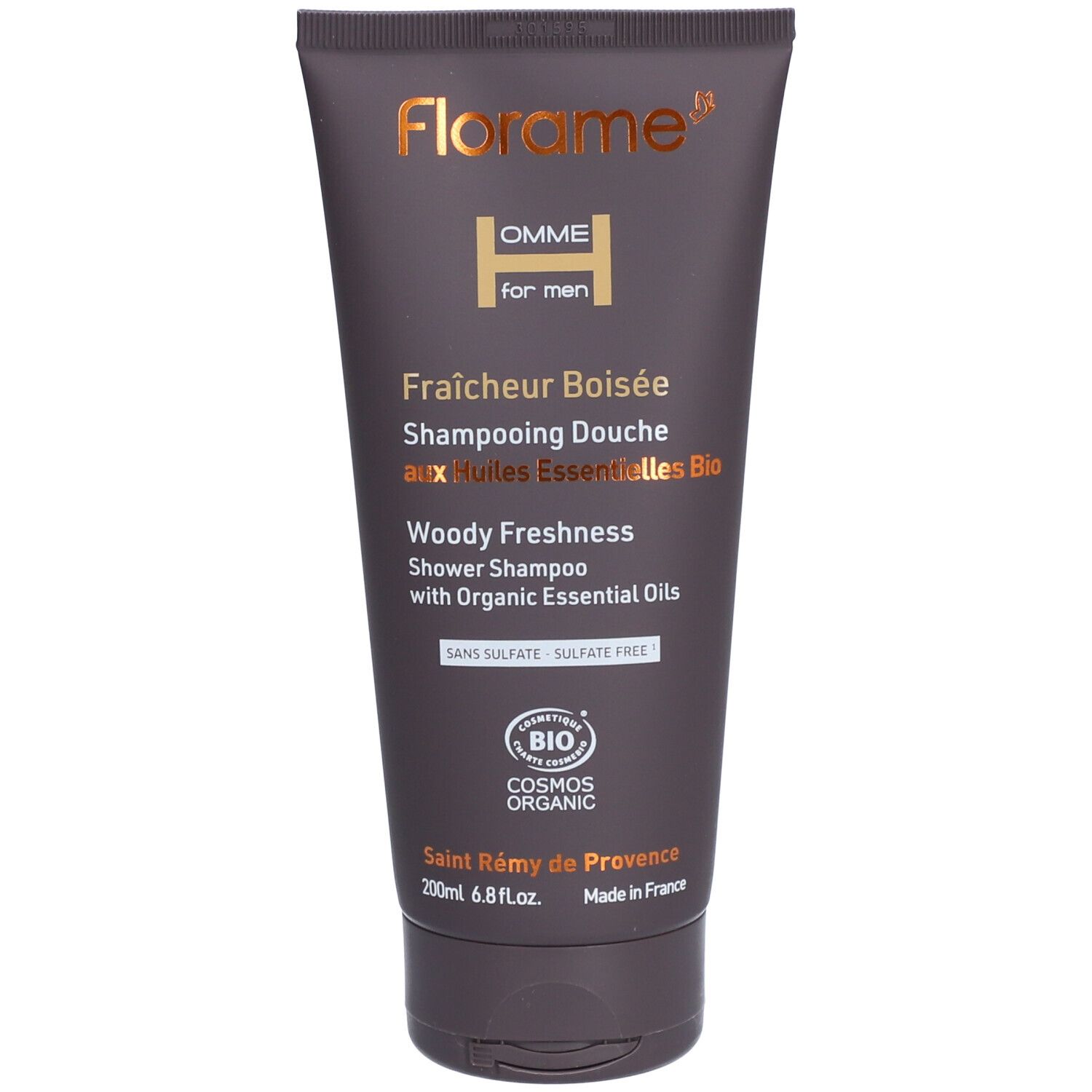 Florame Shampooing douche homme BIO Fraîcheur Boisée