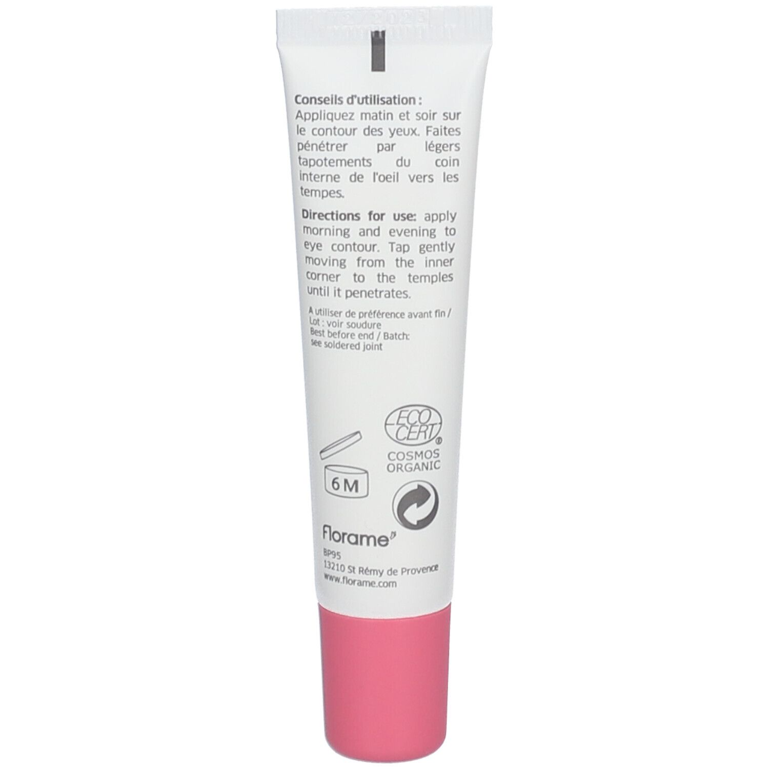 Florame TOLERANCE Soin Contour des Yeux Apaisant
