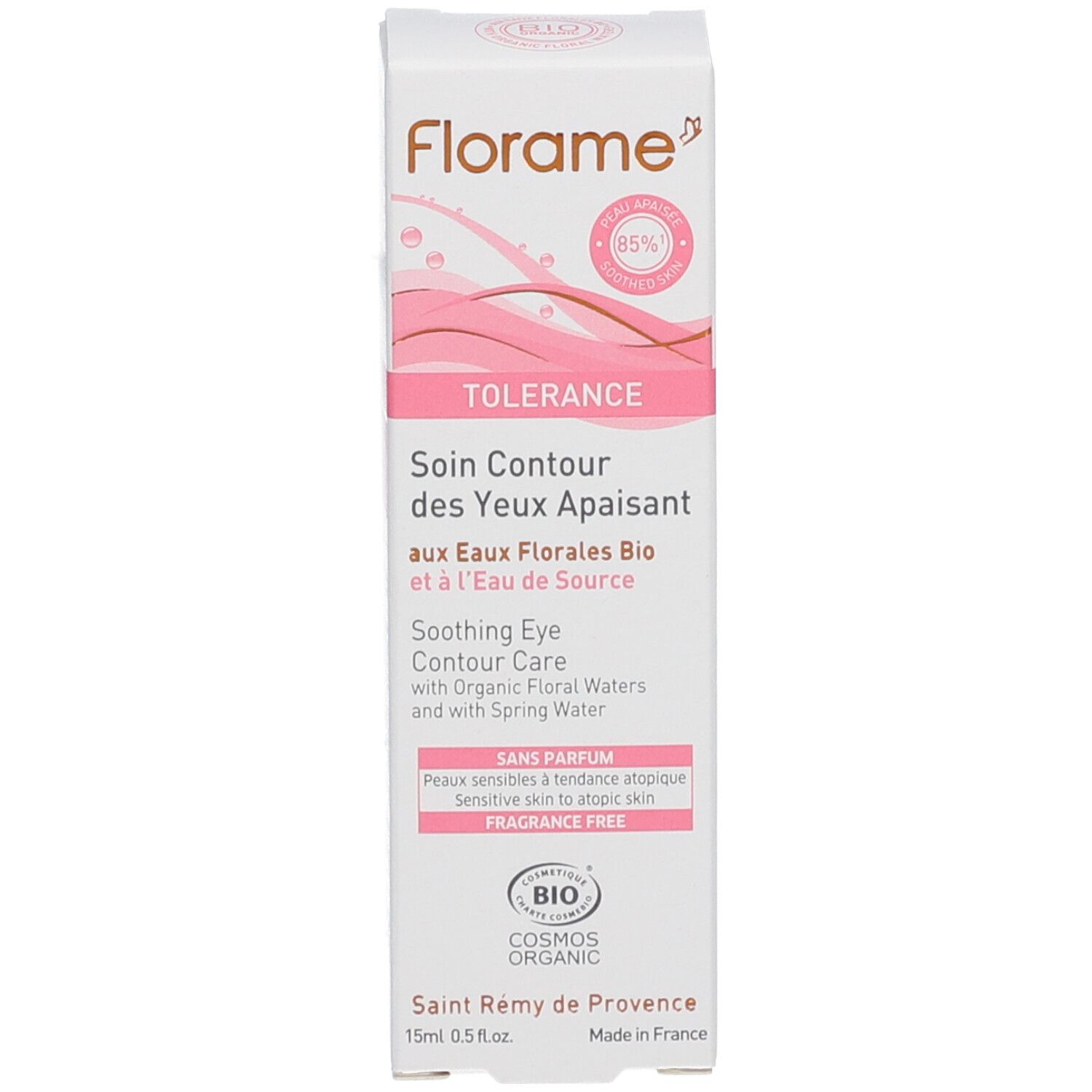 Florame TOLERANCE Soin Contour des Yeux Apaisant