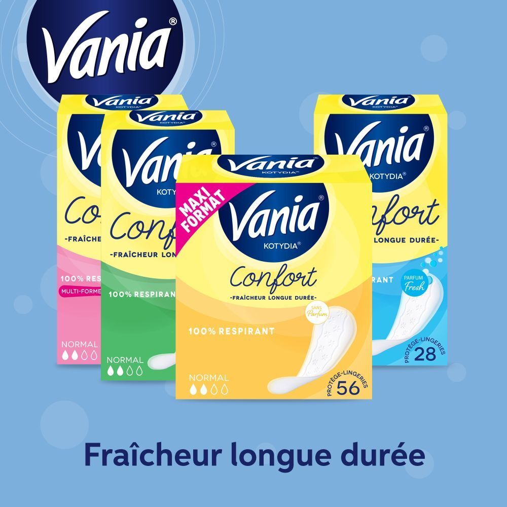 Vania Confort: Différents paquets de protections.