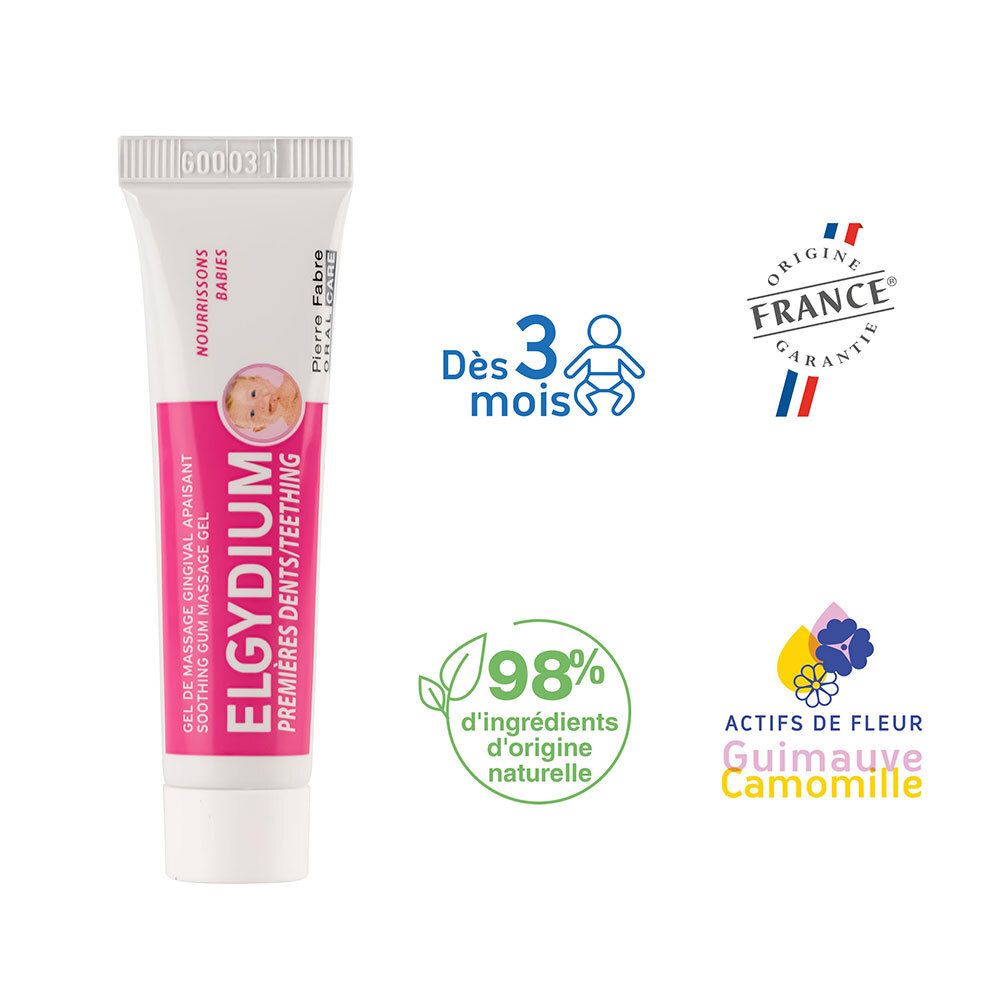 ELGYDIUM Gel premières dents