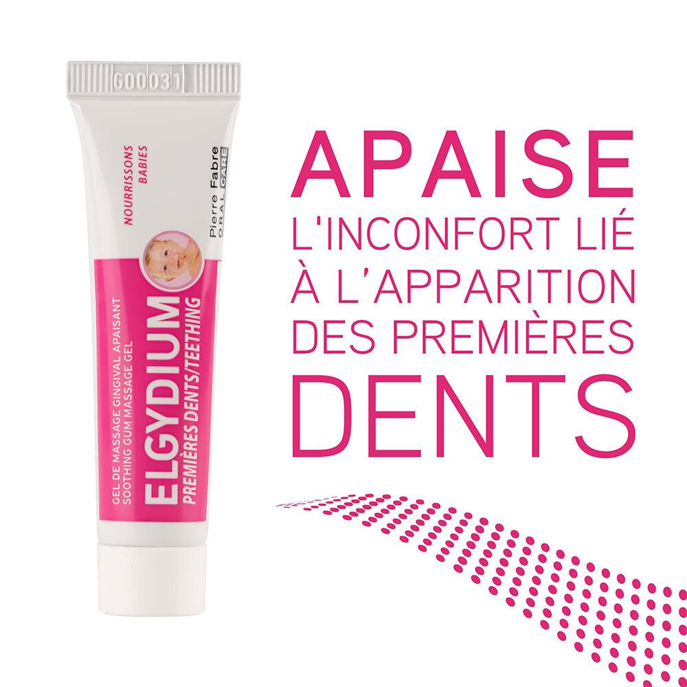 ELGYDIUM Gel premières dents