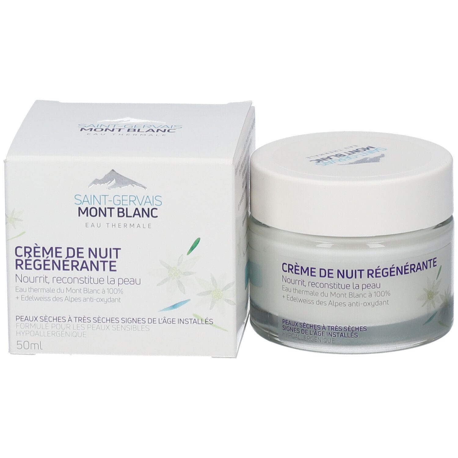 Saint-Gervais MONT BLANC Crème de nuit régénérante 50 ml