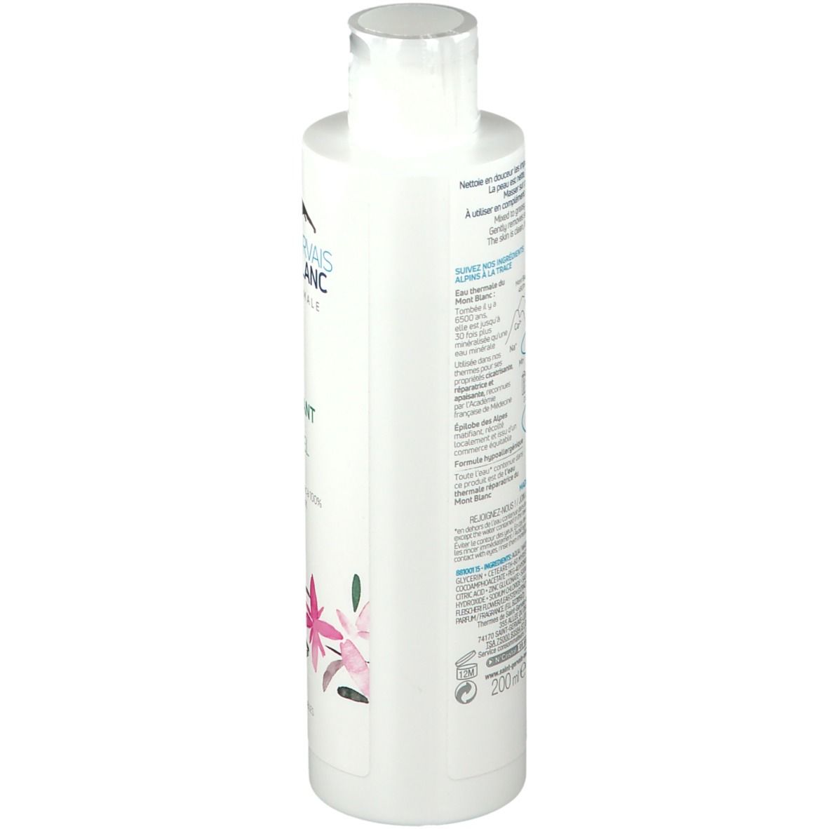 Saint-Gervais MONT BLANC Gel purifiant nettoyant 200 ml