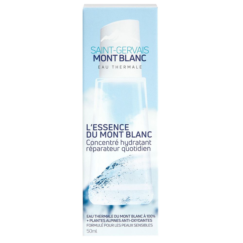 Saint-Gervais MONT BLANC Essence du Mont Blanc Concentré hydratant réparateur quotidien visage