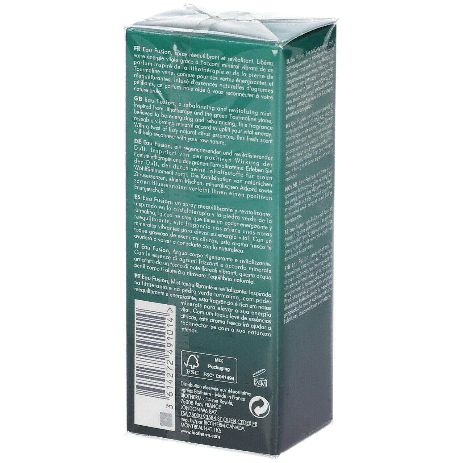 BIOTHERM Eau Fusion Eau de toilette Spray