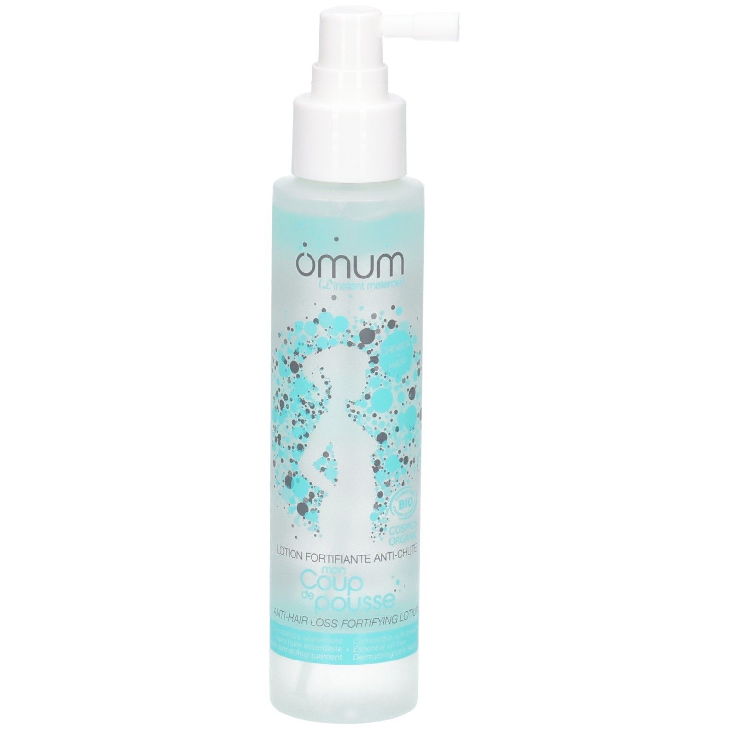 Lotion OMUM Mon Coup de Pousse avec spray.