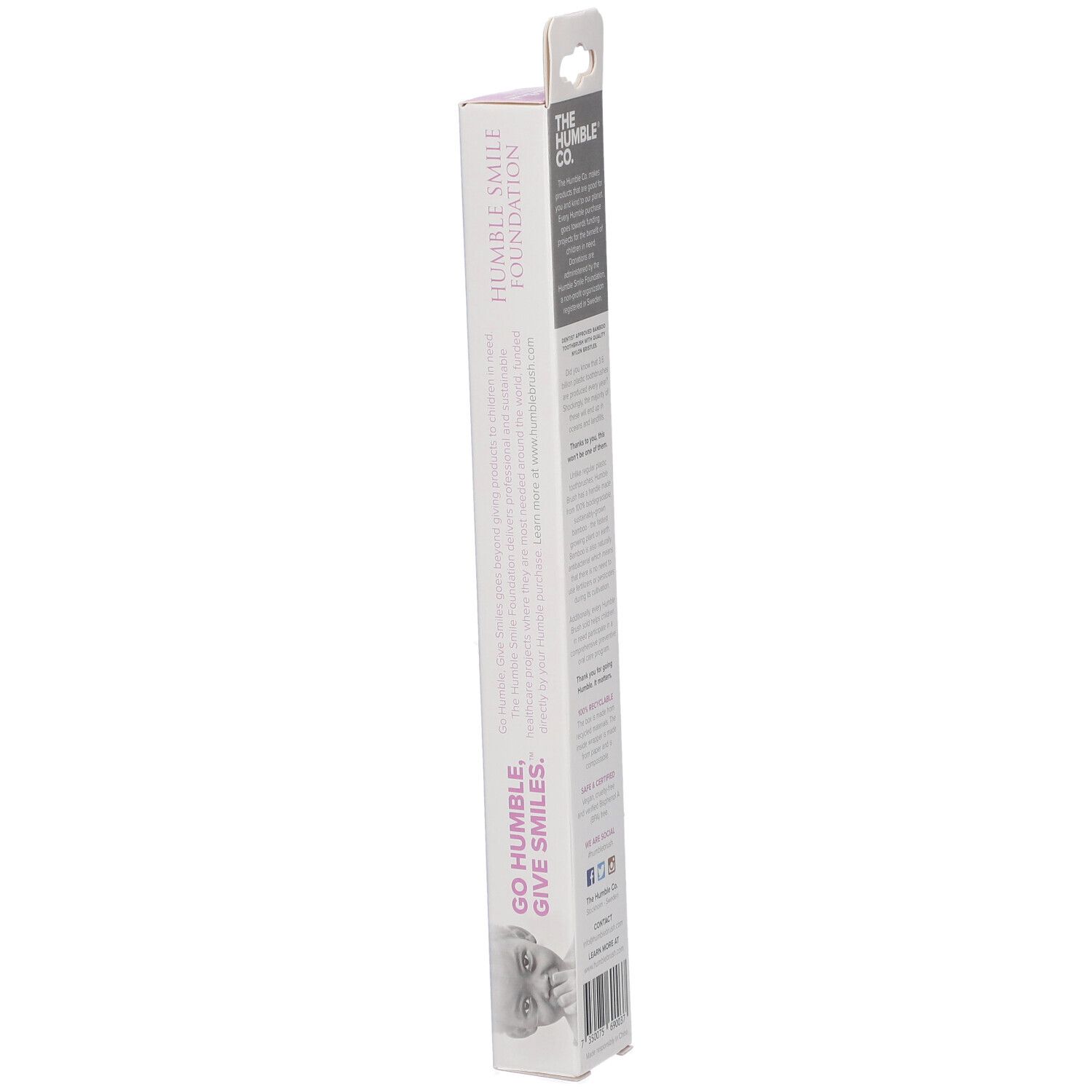 The Humble Co. Humble Brush® Brosse à dents en Bambou Adulte Soft Rose