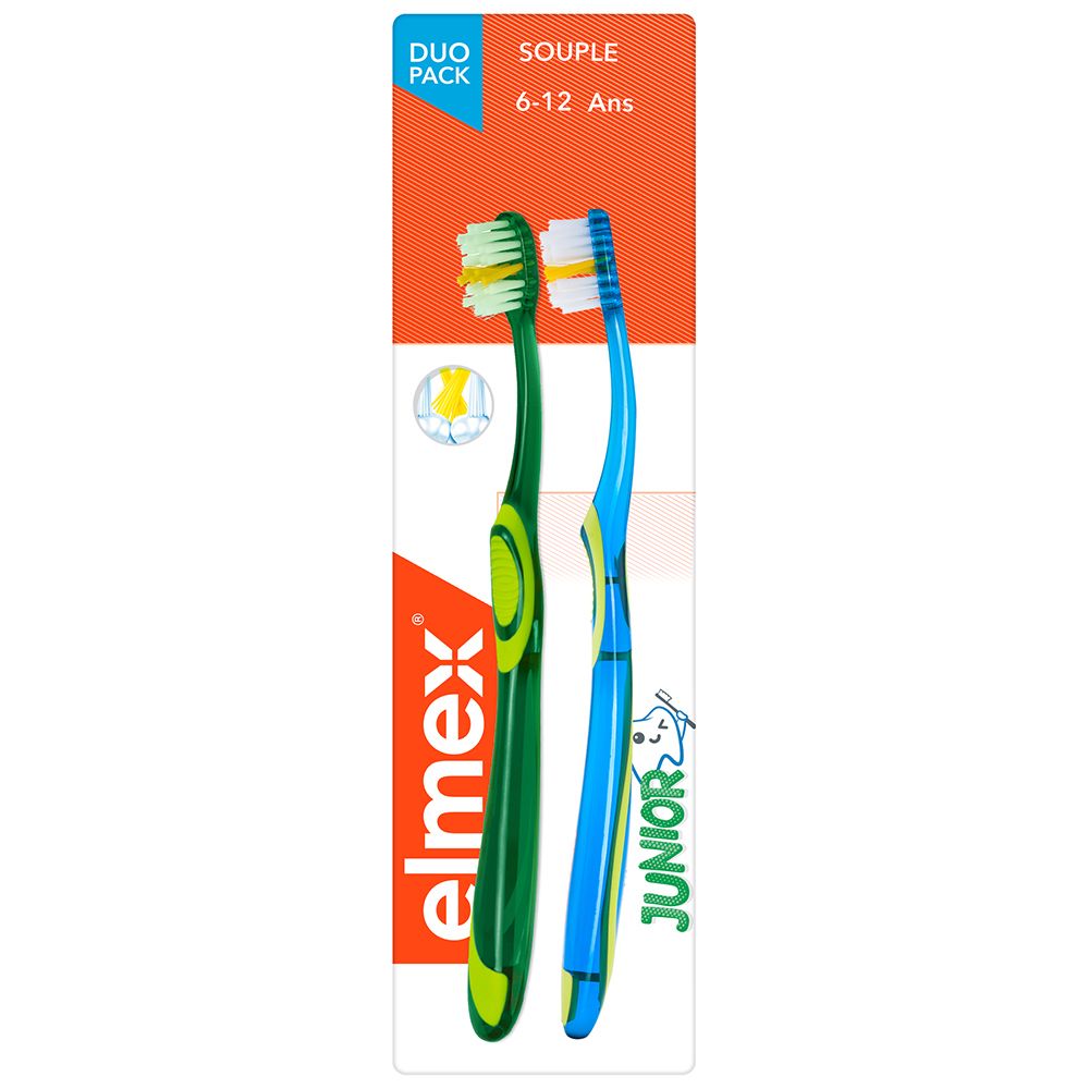 elmex® JUNIOR Brosse à dents 6-12 ans