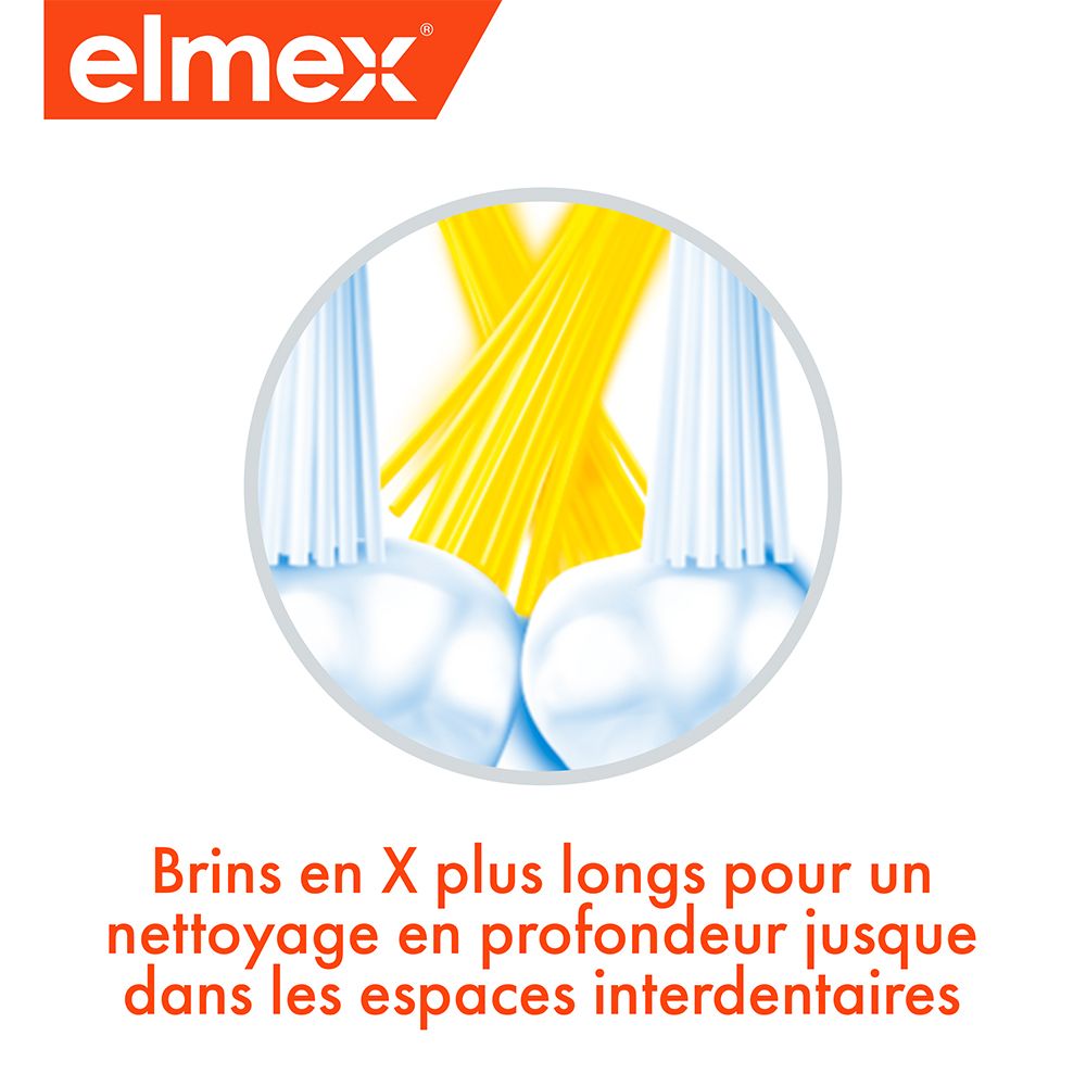 elmex® JUNIOR Brosse à dents 6-12 ans