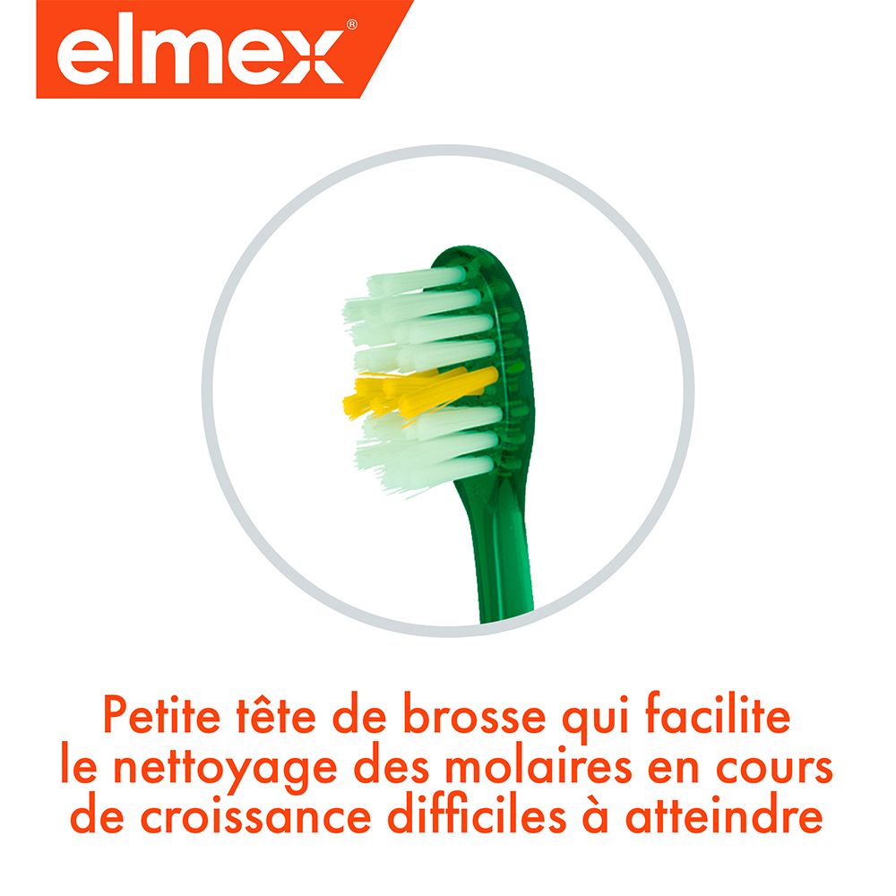 elmex® JUNIOR Brosse à dents 6-12 ans