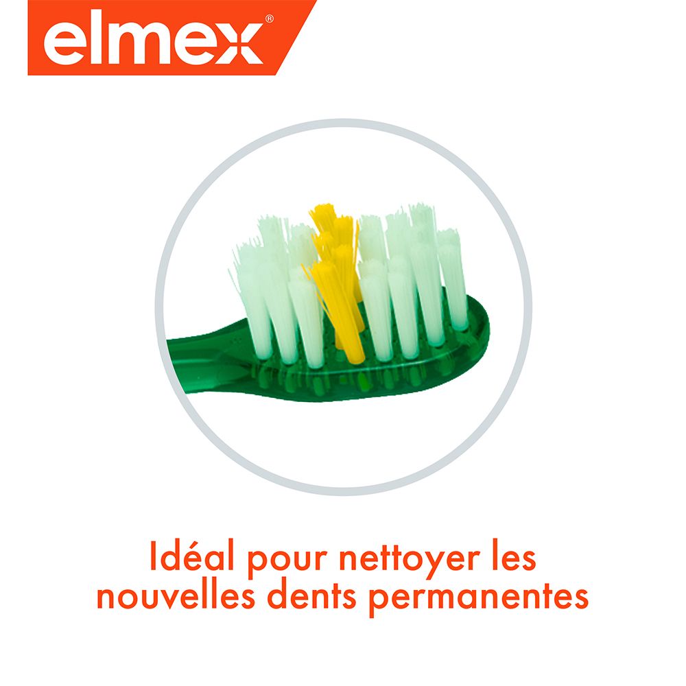 elmex® JUNIOR Brosse à dents 6-12 ans