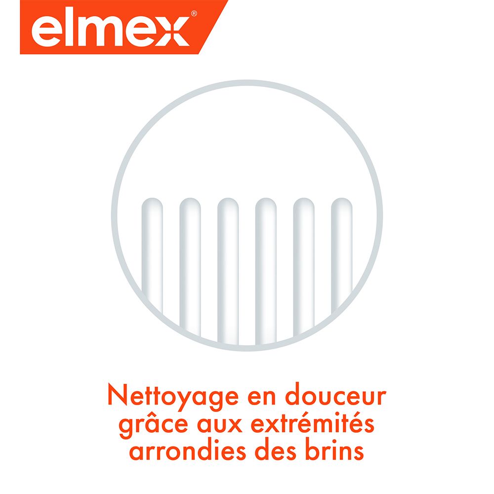 elmex® JUNIOR Brosse à dents 6-12 ans