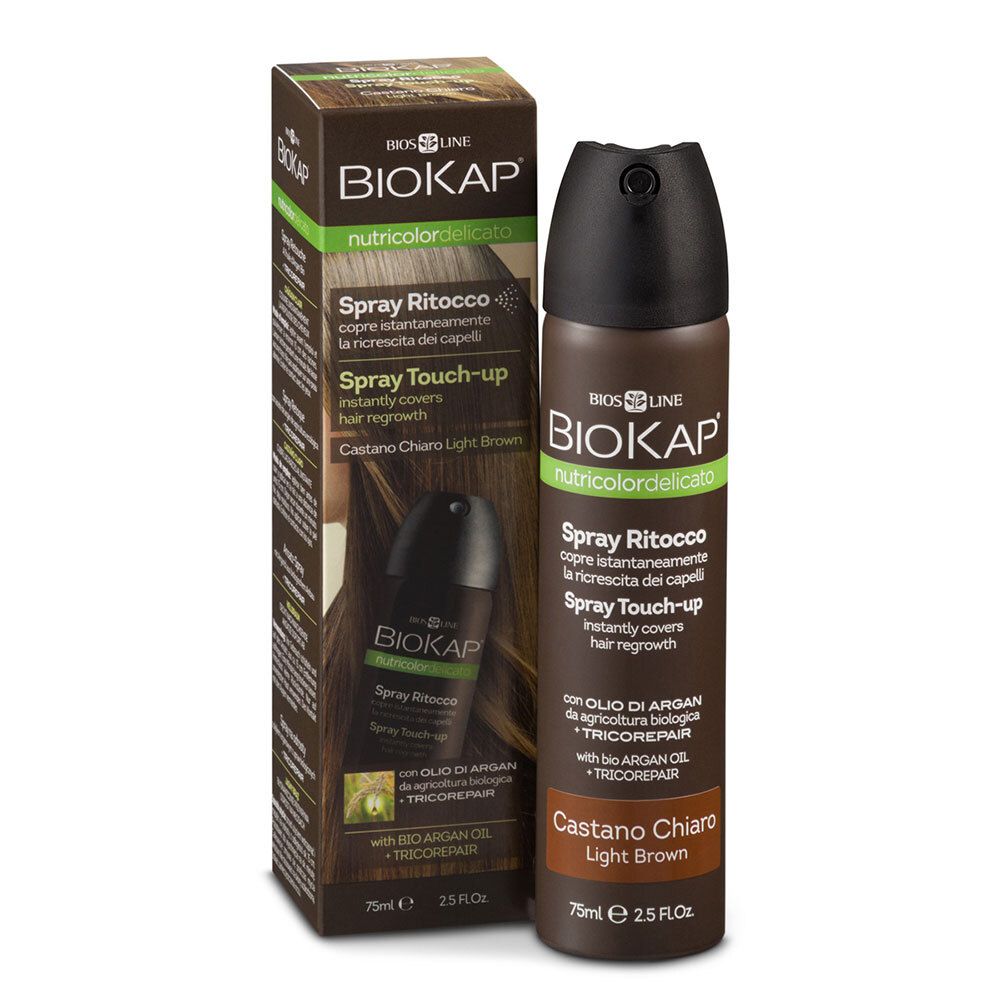 BIOKAP Nutricolor Delicato Spray Retouche Coloration Châtain Clair