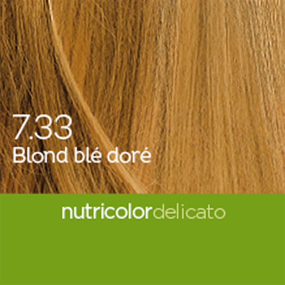 BIOKAP Nutricolor Delicato Teinture pour Cheveux 7.33 Blond Blé Doré