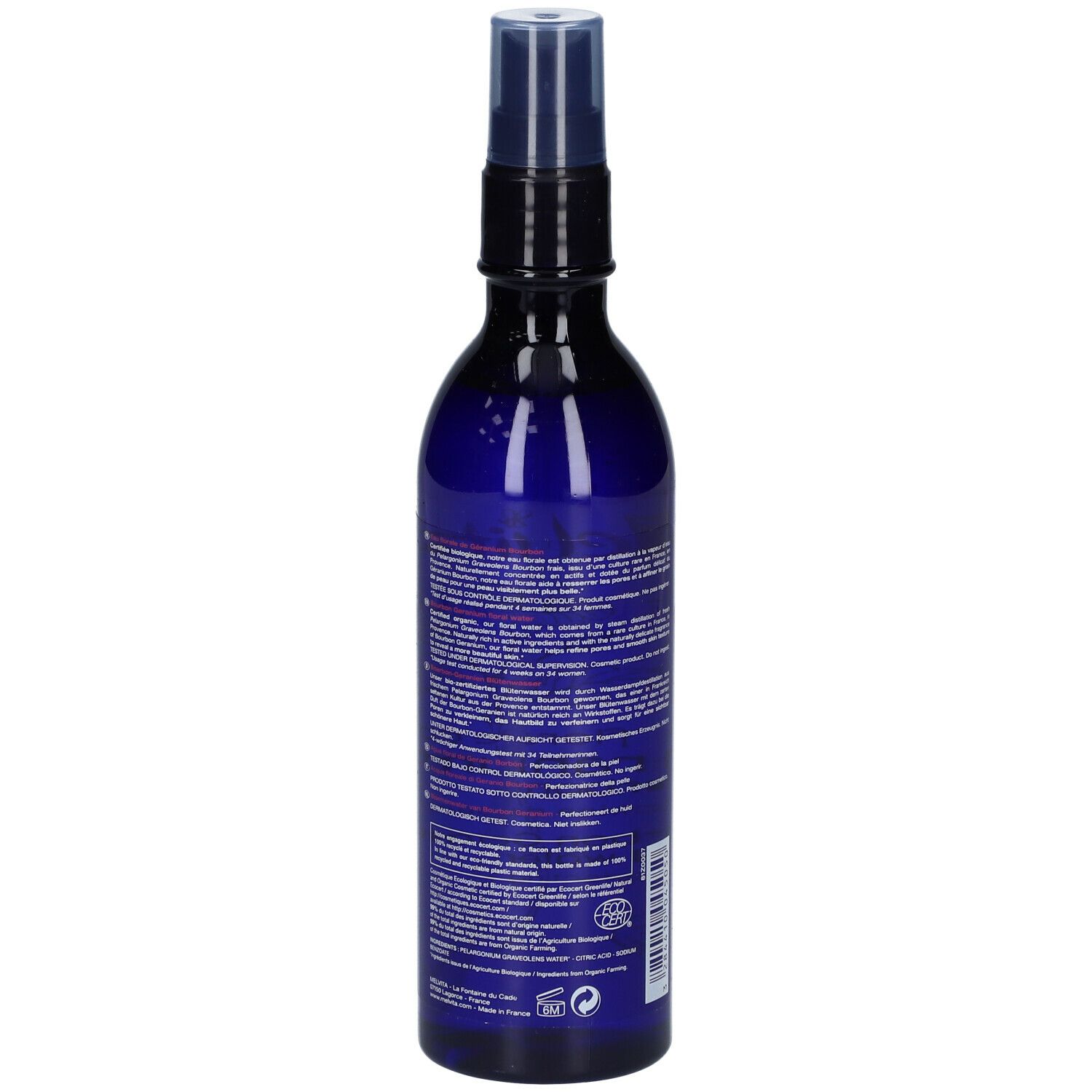 Melvita Eau Florale de Géranium Bio