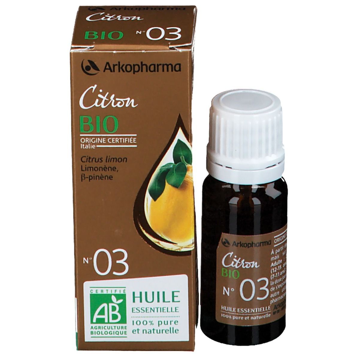 Arkopharma Huile essentielle de Citron BIO
