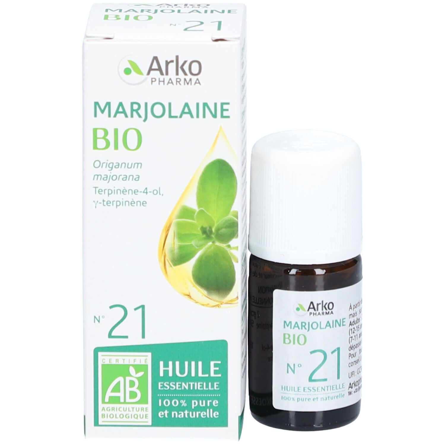 Arko essentiel huile essentielle bio 100 % pure et naturelle