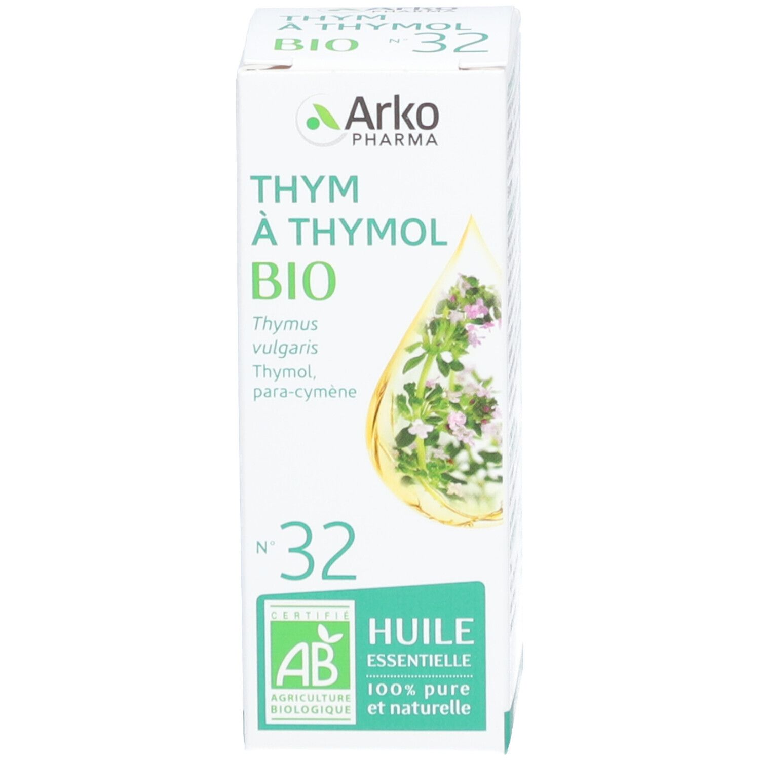 Arko essentiel huile essentielle bio 100 % pure et naturelle
