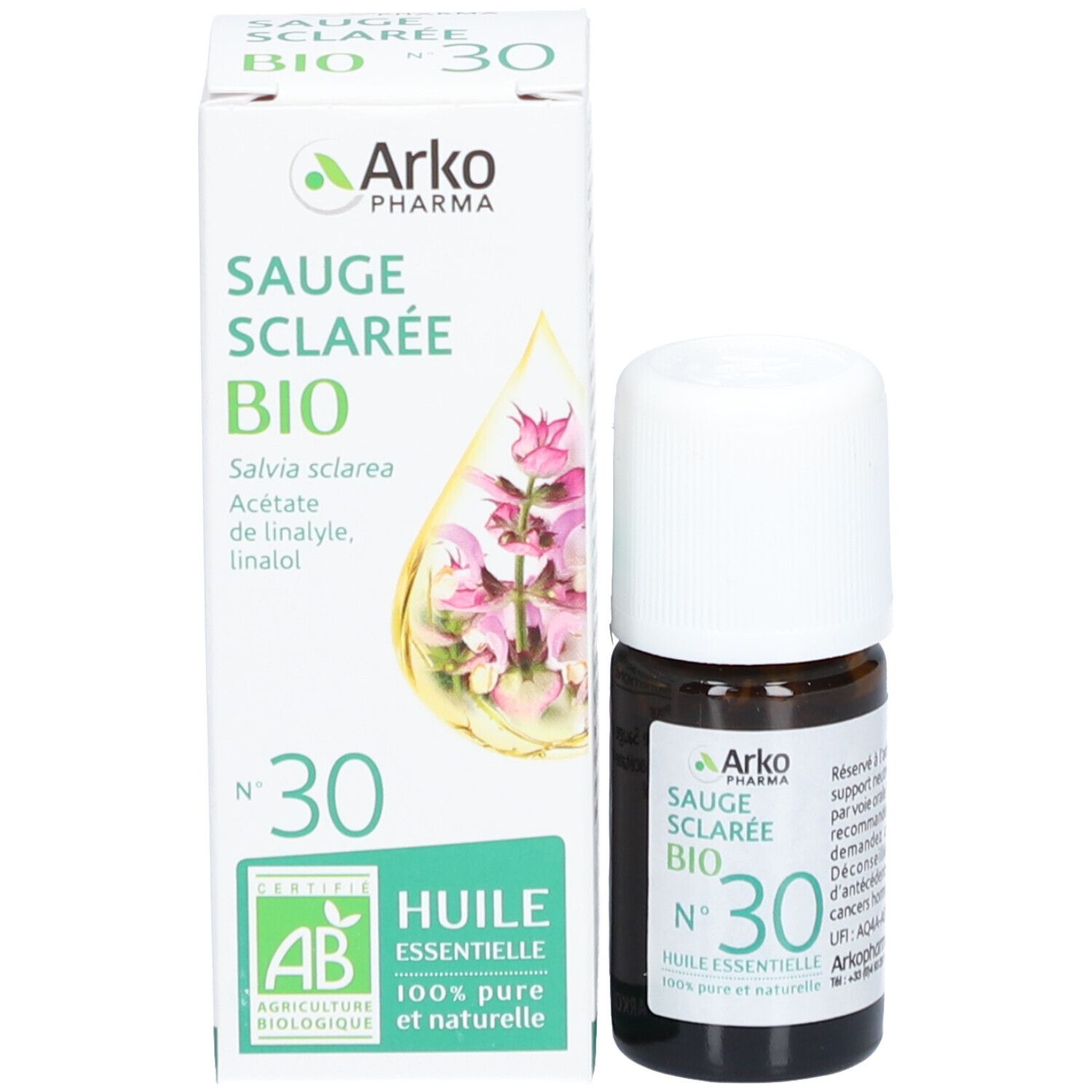 Arko essentiel huile essentielle bio 100 % pure et naturelle