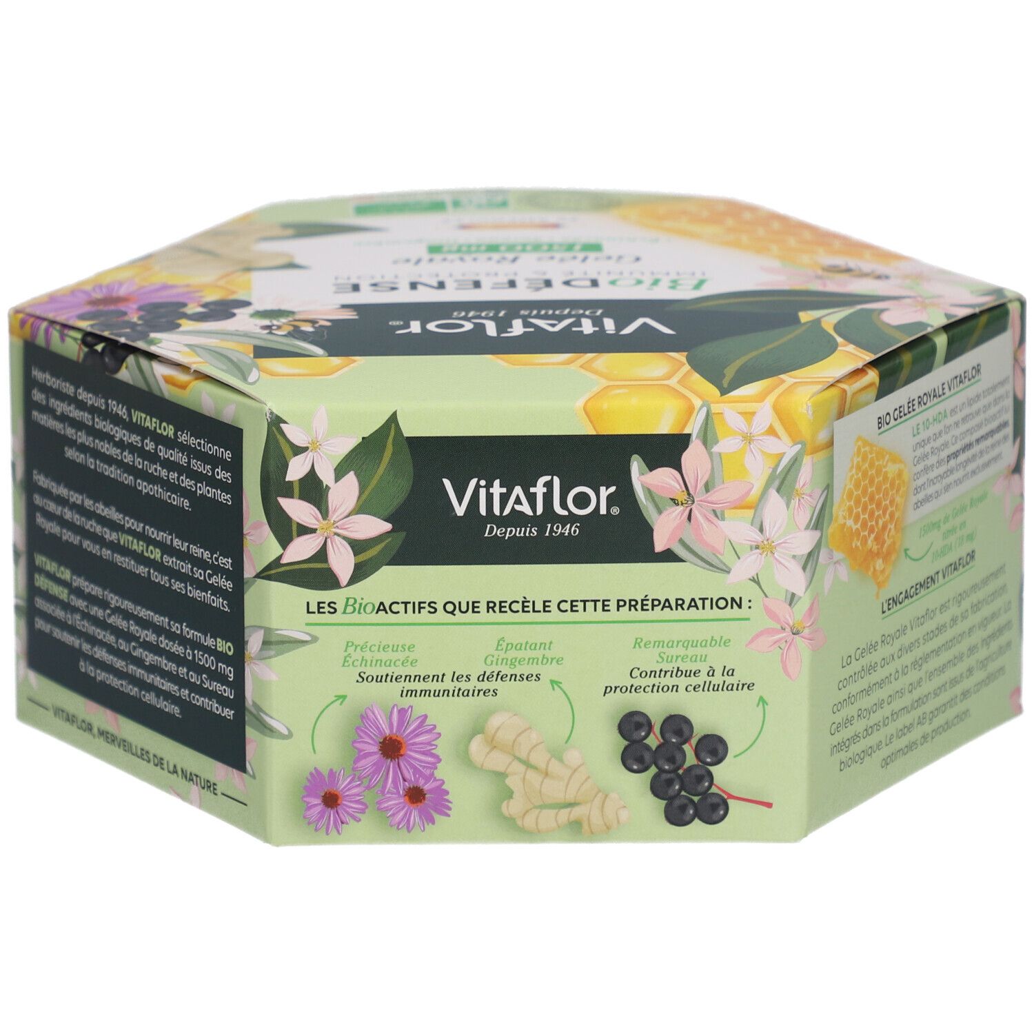 Vitaflor BioDéfense Gelée Royale Bio 1500 mg