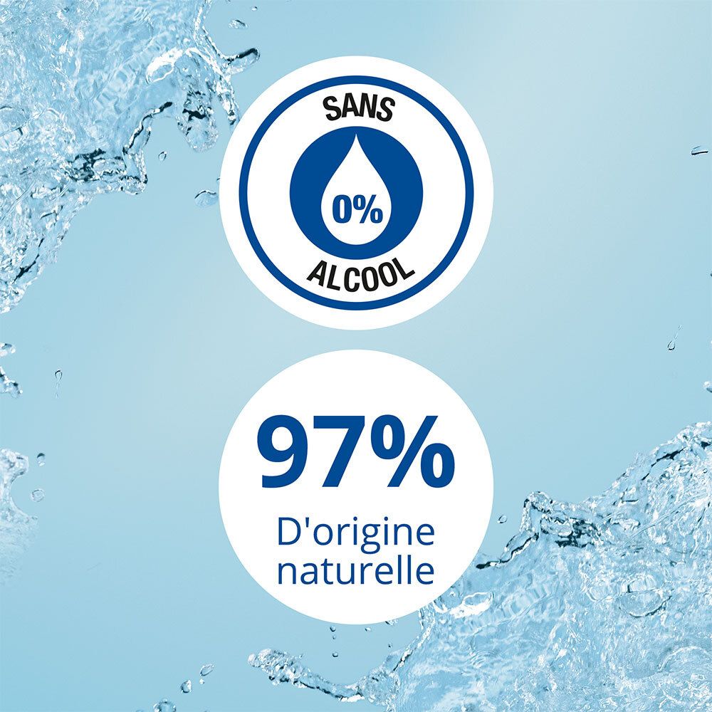CB12 - Sensitive - Bain de bouche - Lutte contre la mauvaise haleine pendant 12 heures - Dents sensibles - Sans alcool - Arôme menthe légère - 250 ml