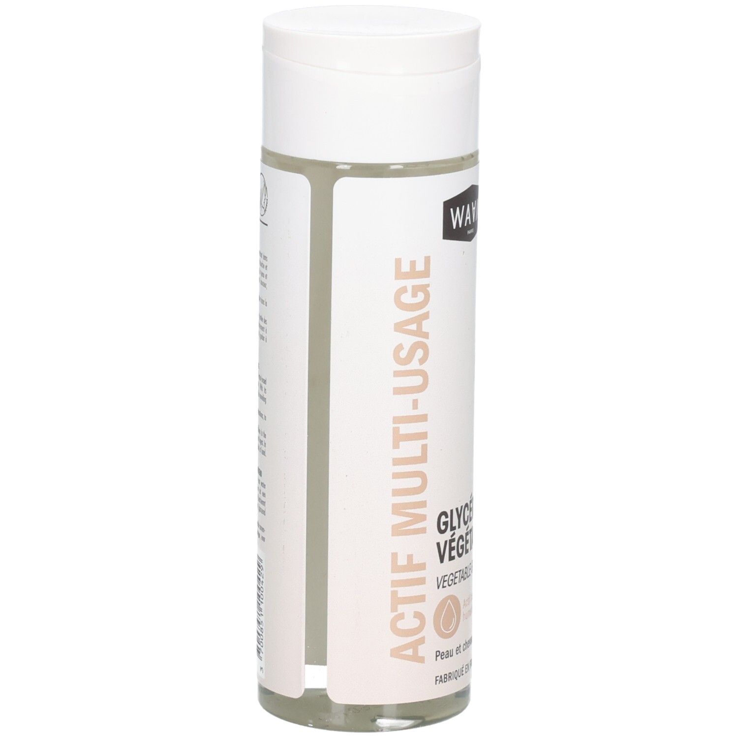Flacon de WAAM Glycérine, 100% naturelle, pour peau et cheveux.
