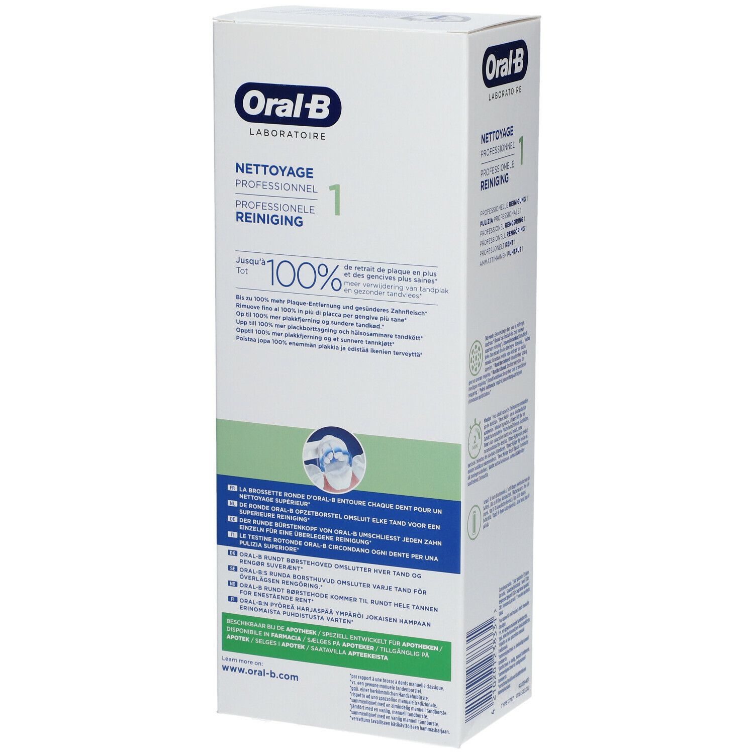 Oral-B Professional Brosse à dents électrique Blanche Soin Gencives 1
