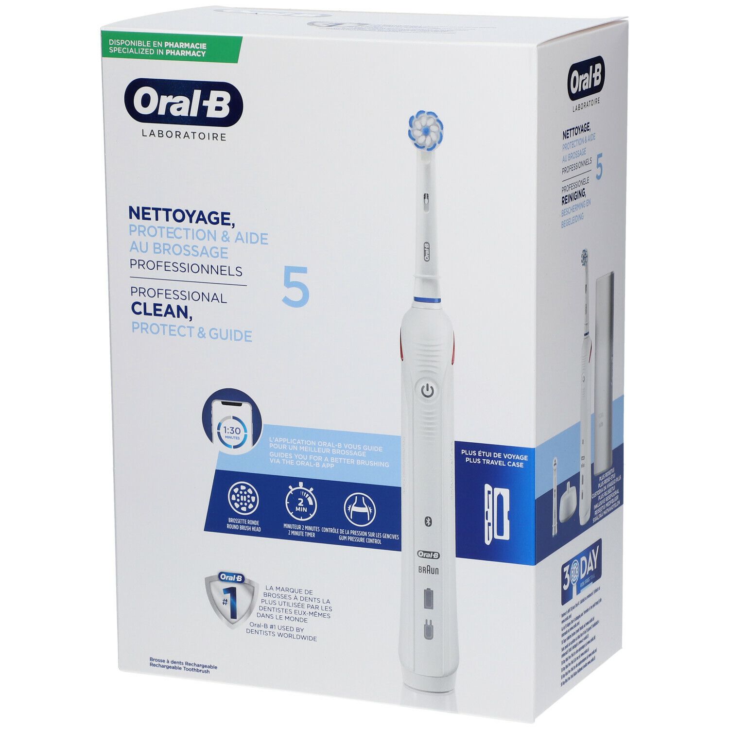Oral-B Laboratoire Nettoyage, Protection & Aide au Brossage Professionnels  5 Brosse à dents électrique 1 pc(s) - Redcare Pharmacie