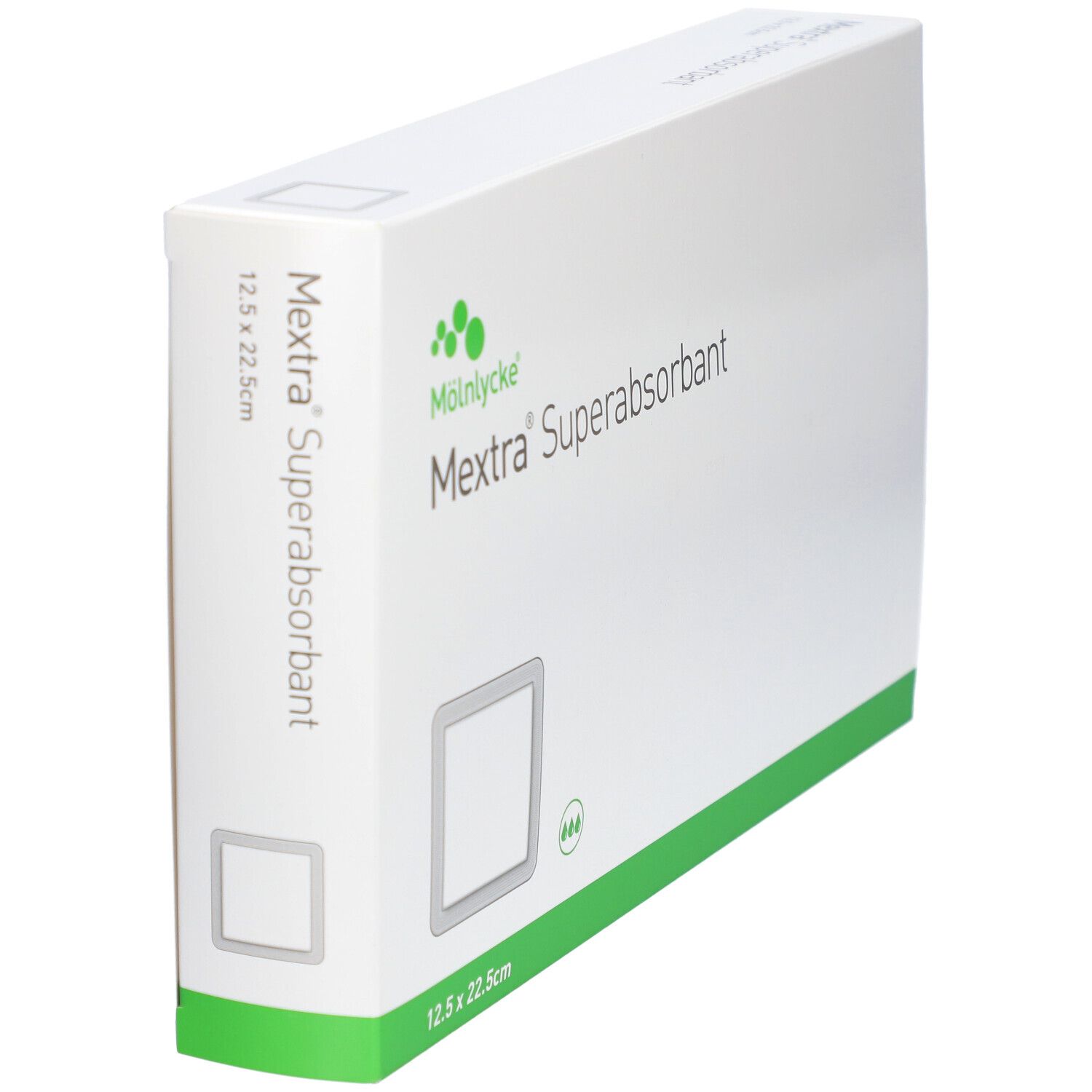MEXTRA SUPERABSORBANT - Pansement hydrocellulaire superabsorbant, multicouche, non adhésif