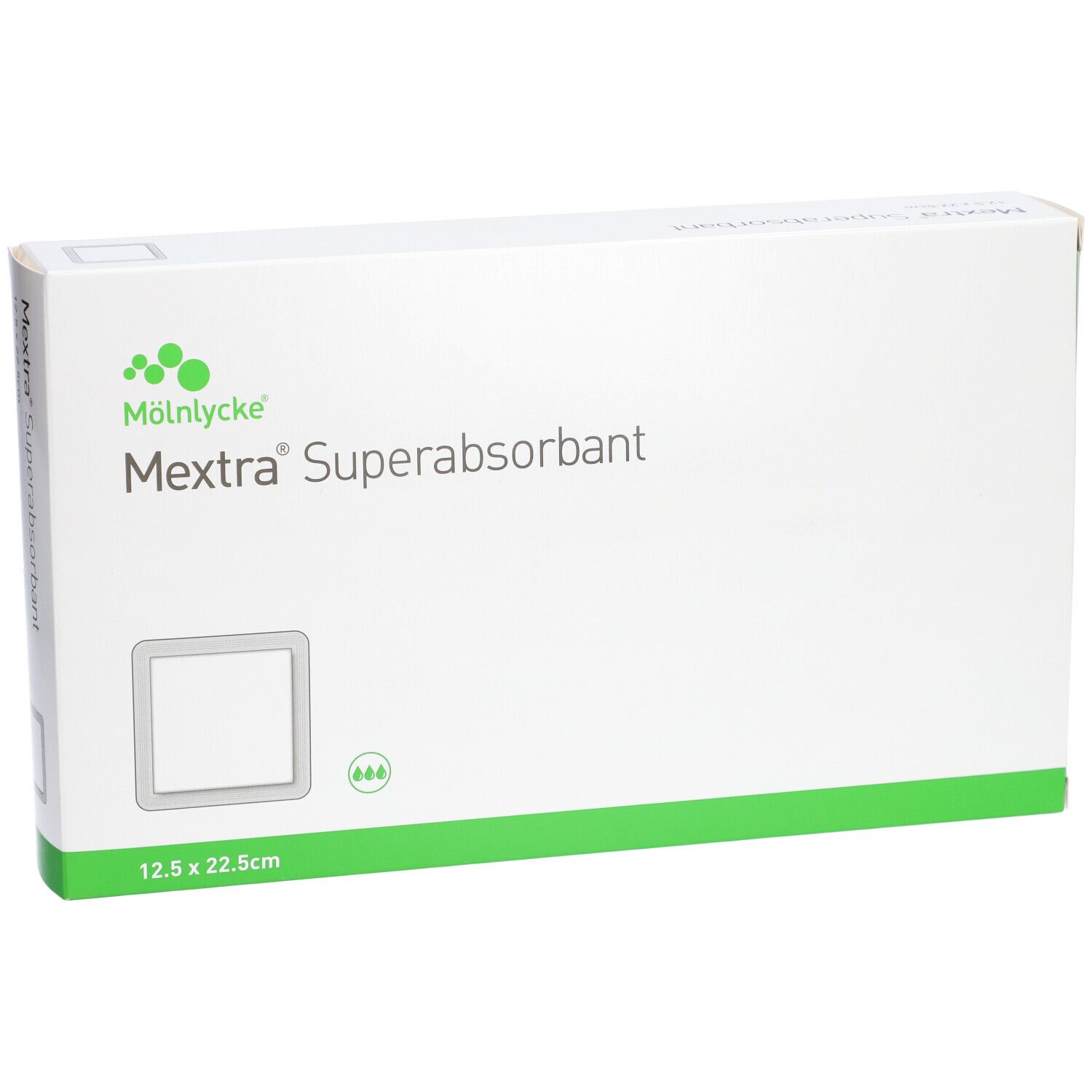 MEXTRA SUPERABSORBANT - Pansement hydrocellulaire superabsorbant, multicouche, non adhésif