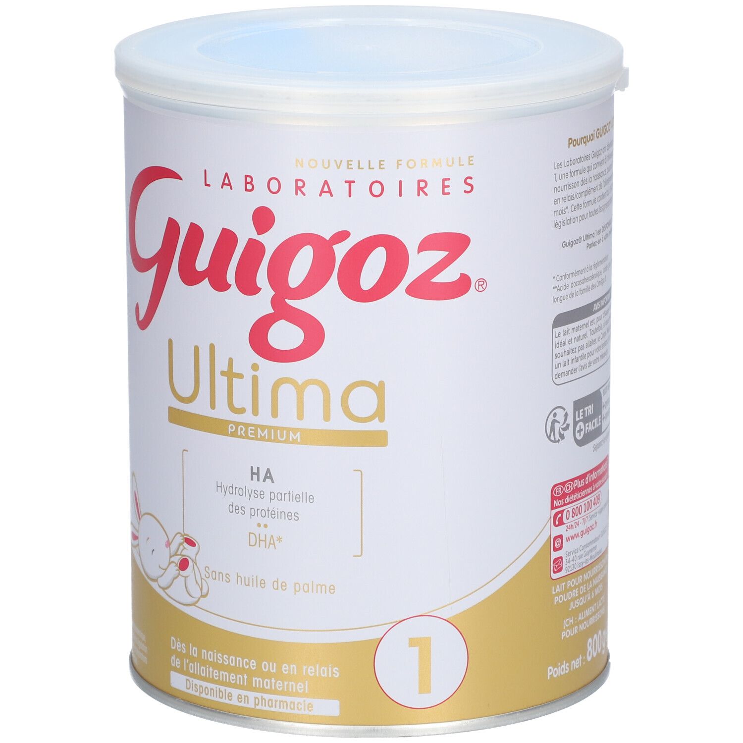 GUIGOZ® Ultima 1 Lait 1er âge 800 g - Redcare Pharmacie
