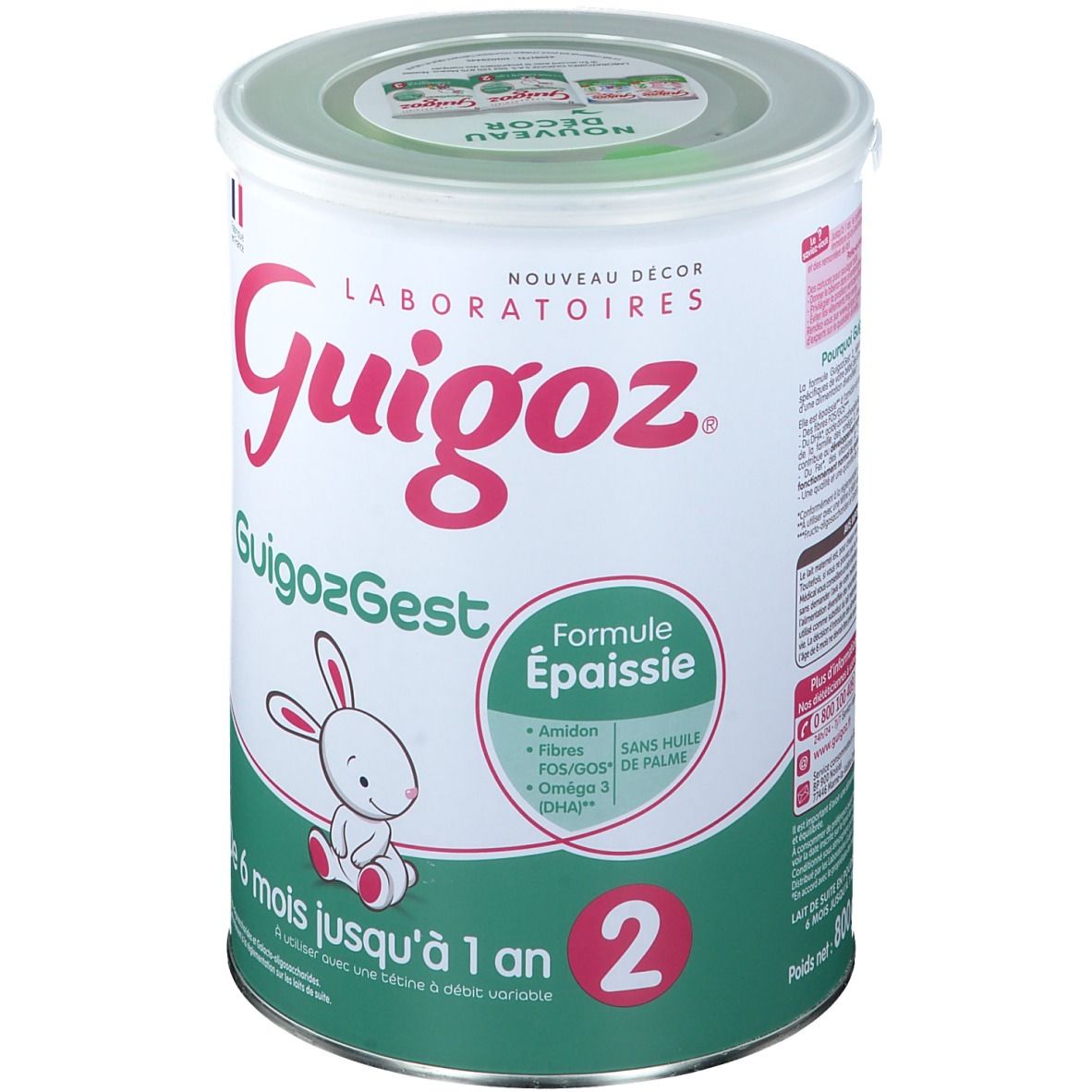 Guigoz® GuigozGest 2, Lait de suite pour nourrisson 2ème âge