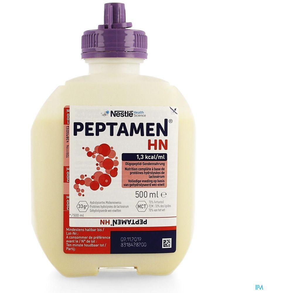 Peptamen HN Smartflex, Denrée alimentaire destinée à des fins médicales spéciales, bouteil