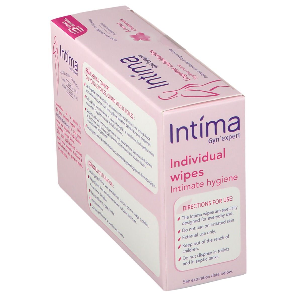 Intima Gyn'Expert Lingettes individuelles Hygiène intime