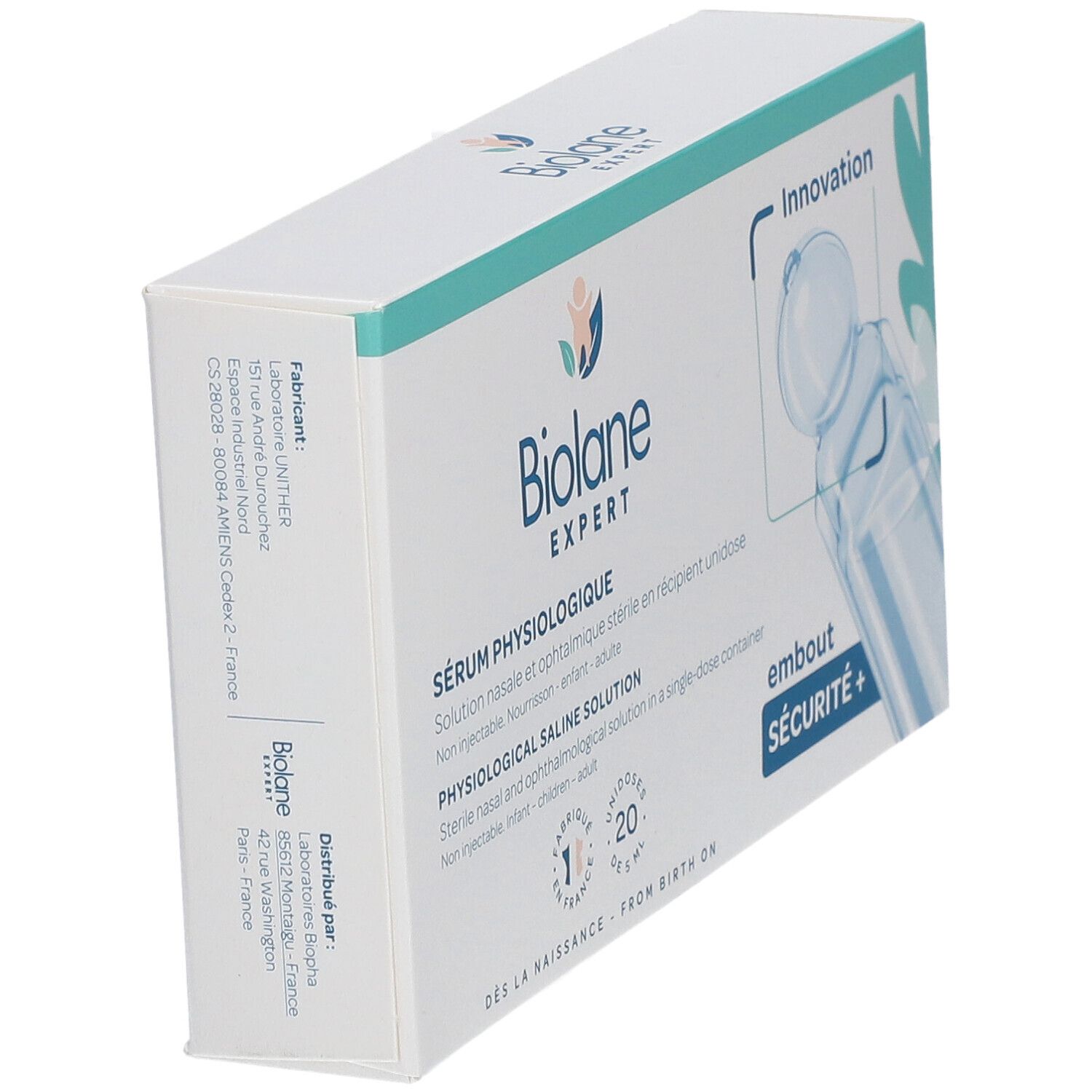 Biolane Expert - Sérum Physiologique - Solution nasale stérile - 20 ...