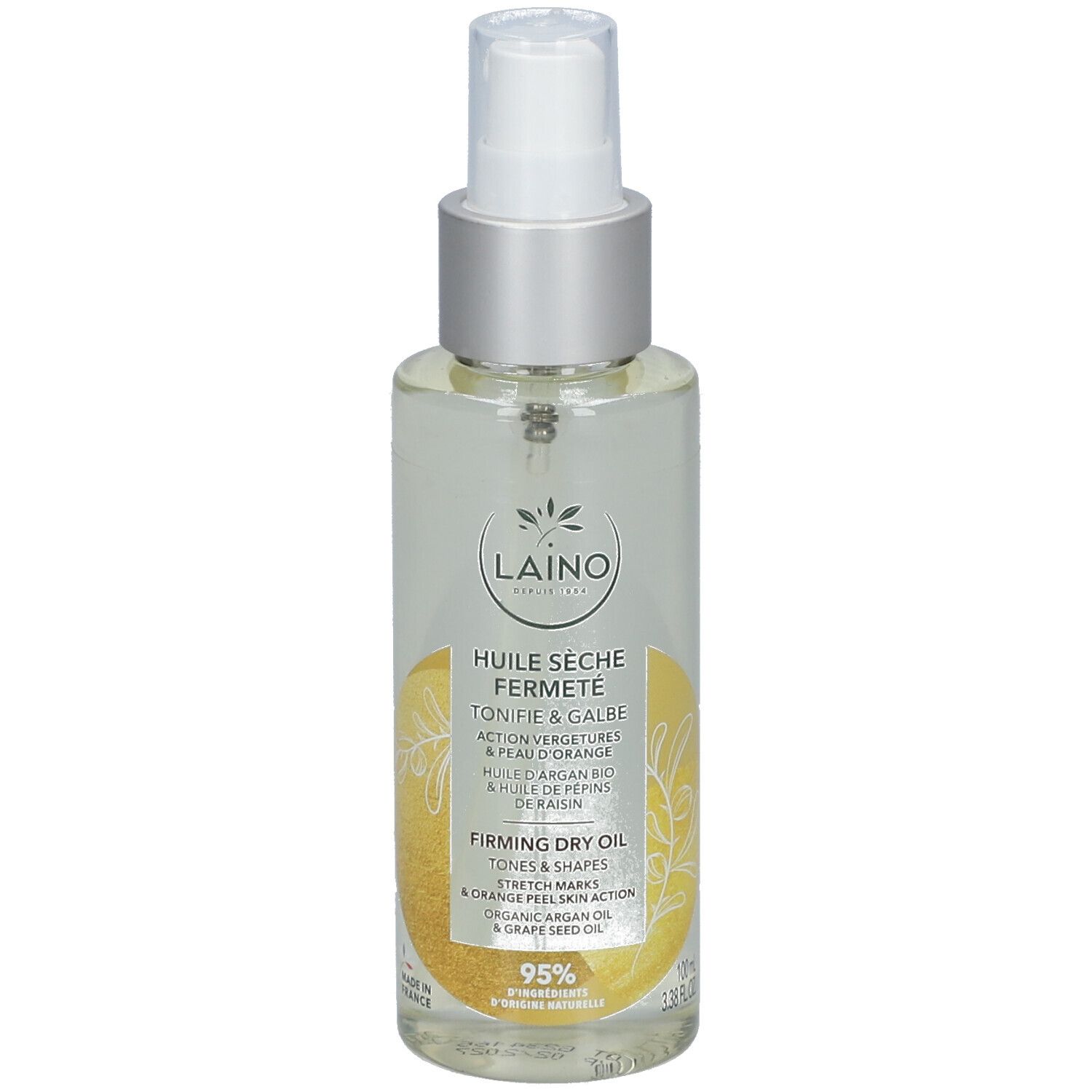 LAINO Huile Sèche Fermeté Argan Pépins de Raisin BIO