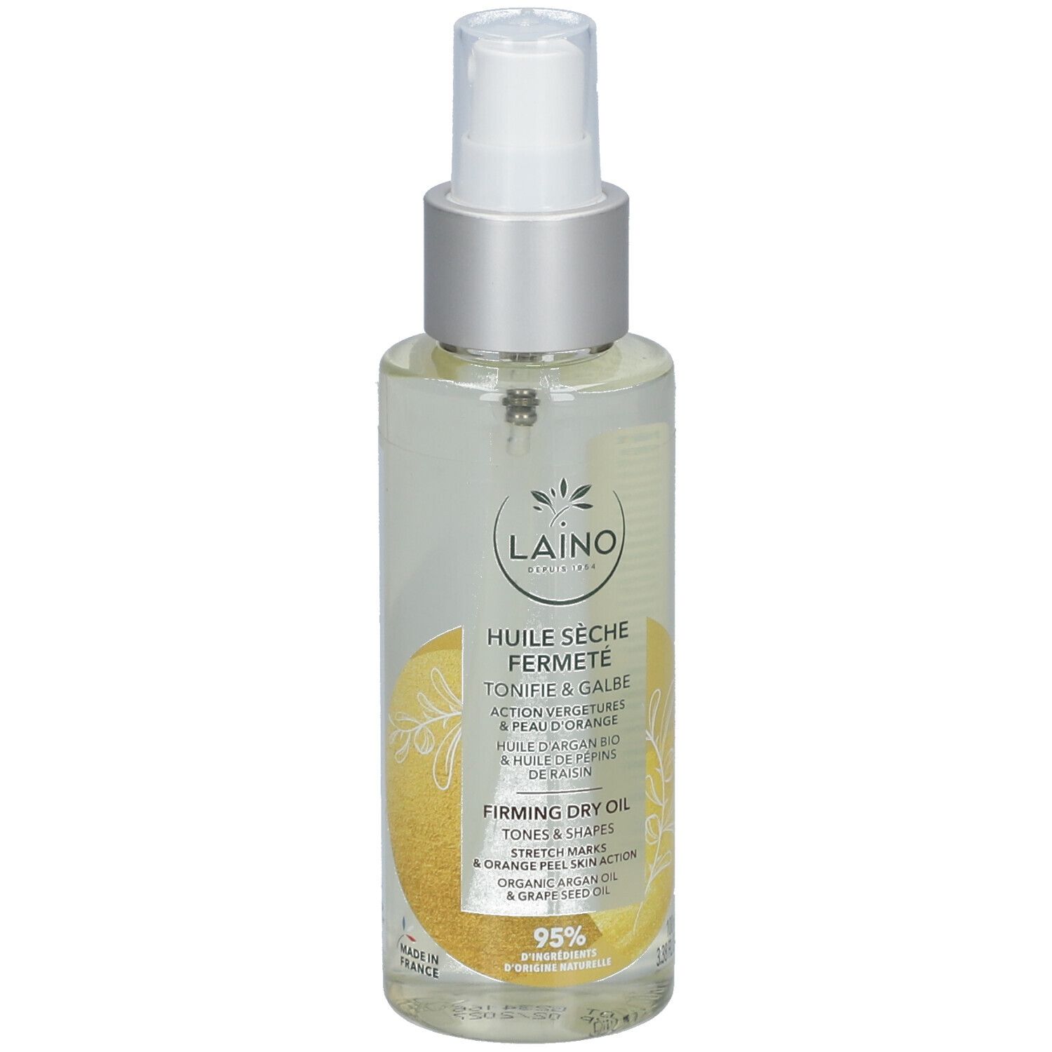 LAINO Huile Sèche Fermeté Argan Pépins de Raisin BIO