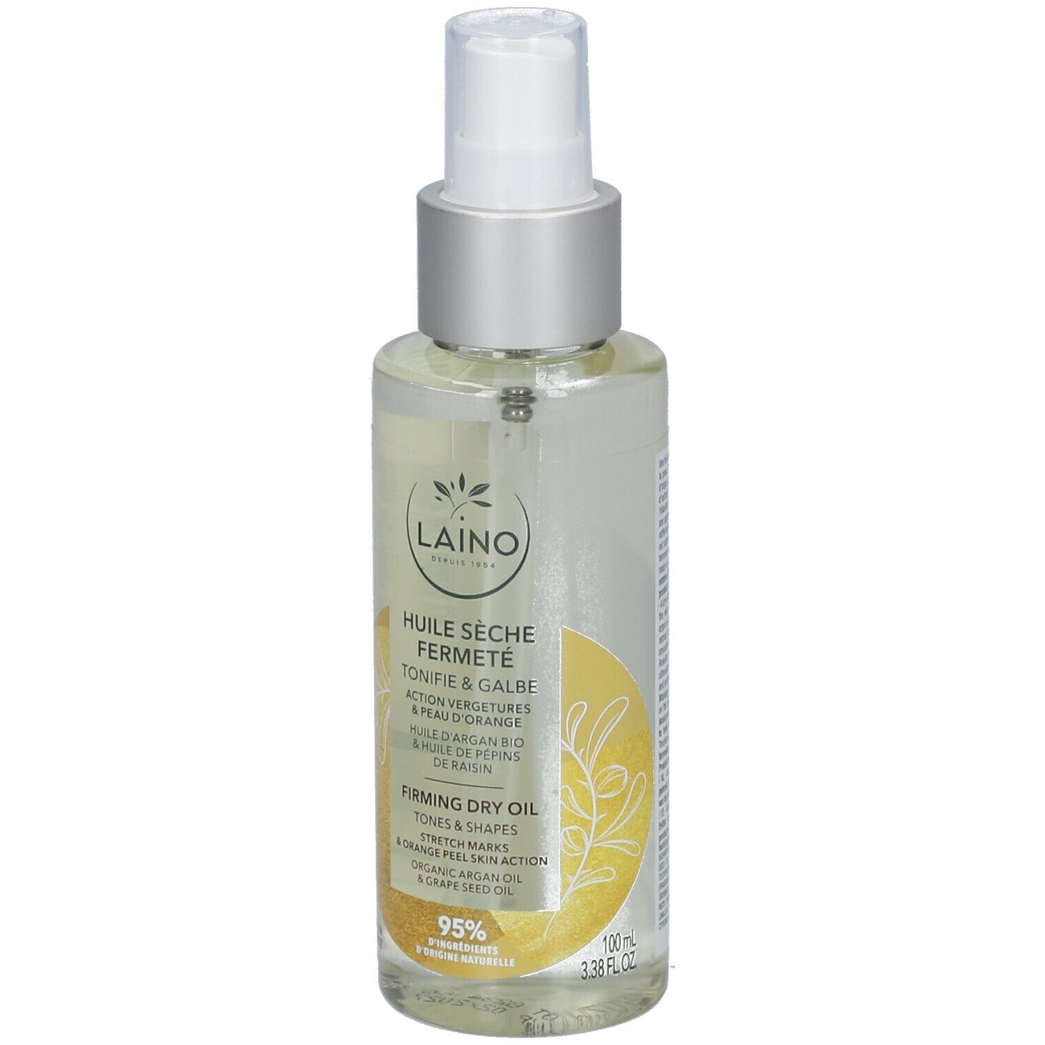 LAINO Huile Sèche Fermeté Argan Pépins de Raisin BIO