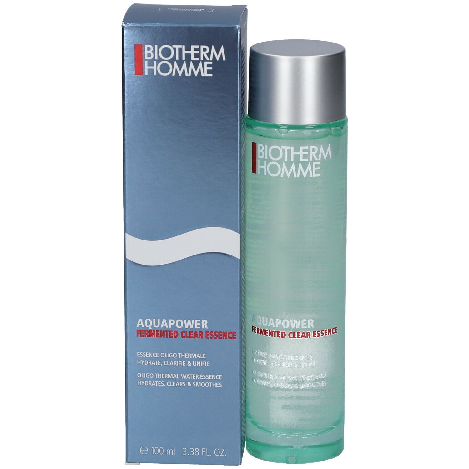 BIOTHERM HOMME Aquapower Fermented Clear Essence - Essence Oligo-Thermale
