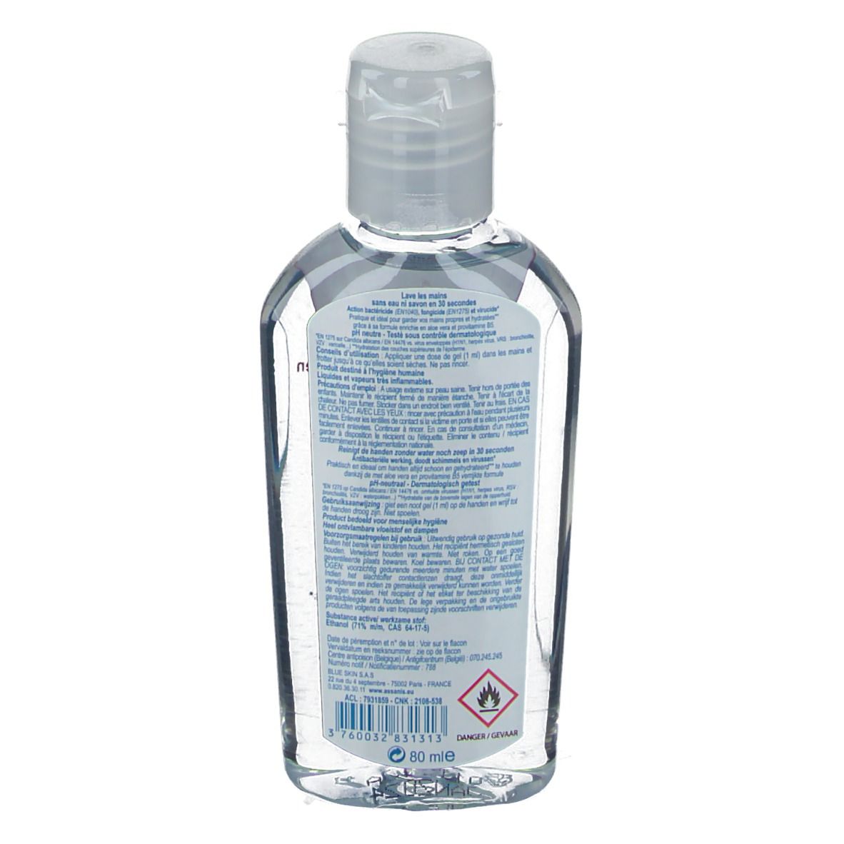 Assanis pocket gel anti-bactérien