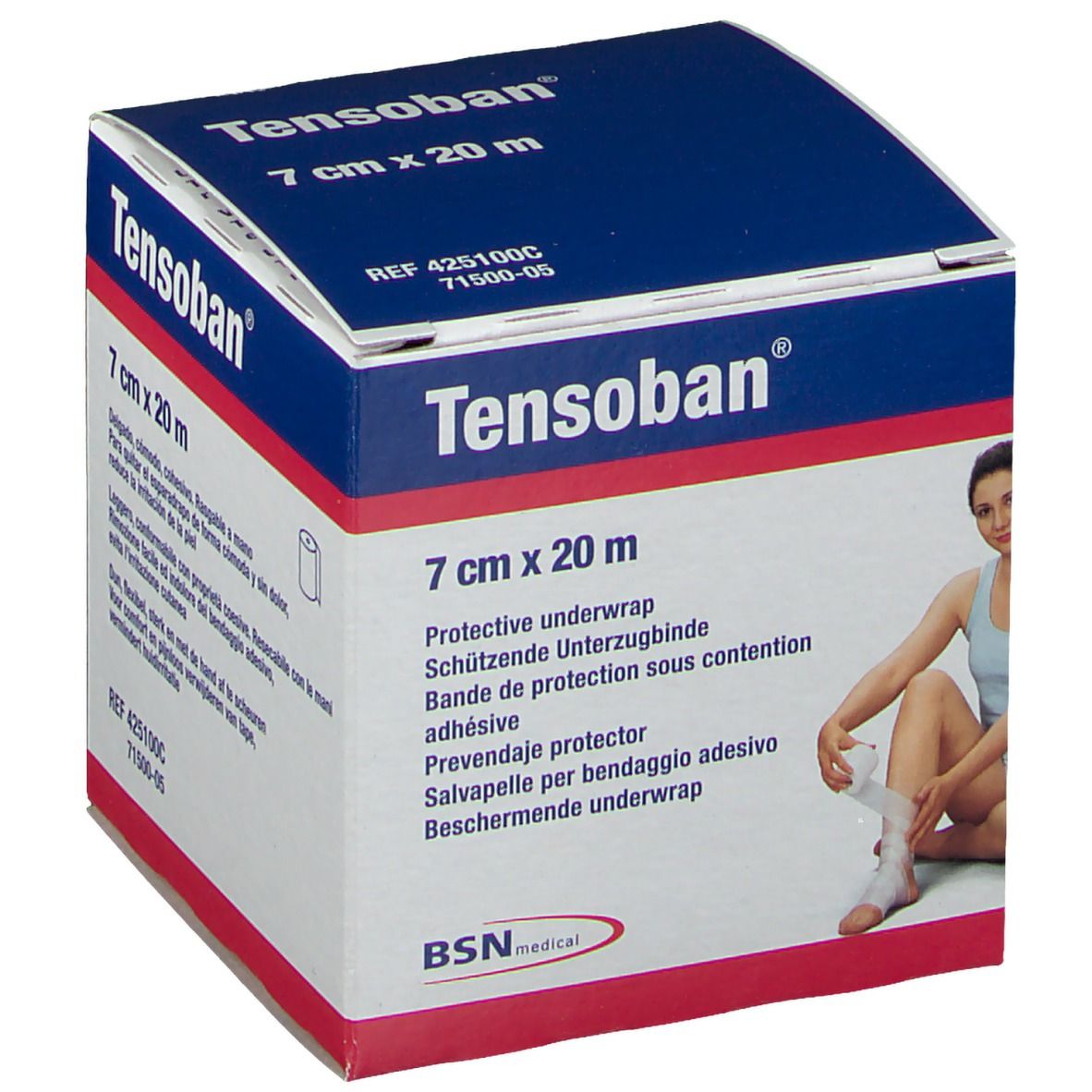 BSN Tensoban bande mousse protection 20 m x 7 cm