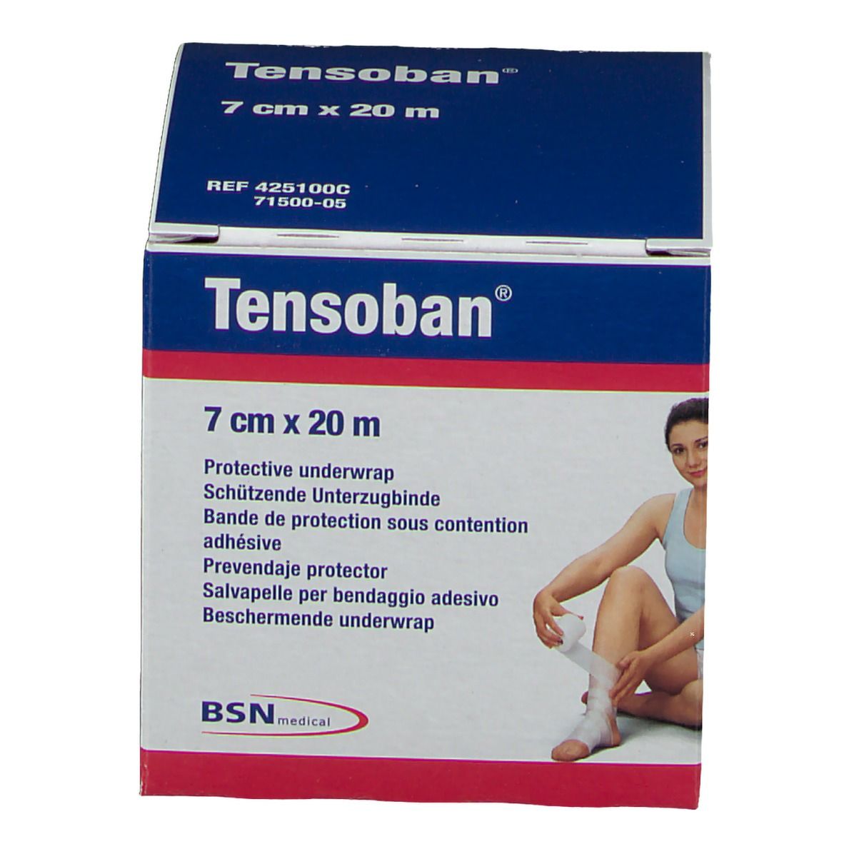BSN Tensoban bande mousse protection 20 m x 7 cm
