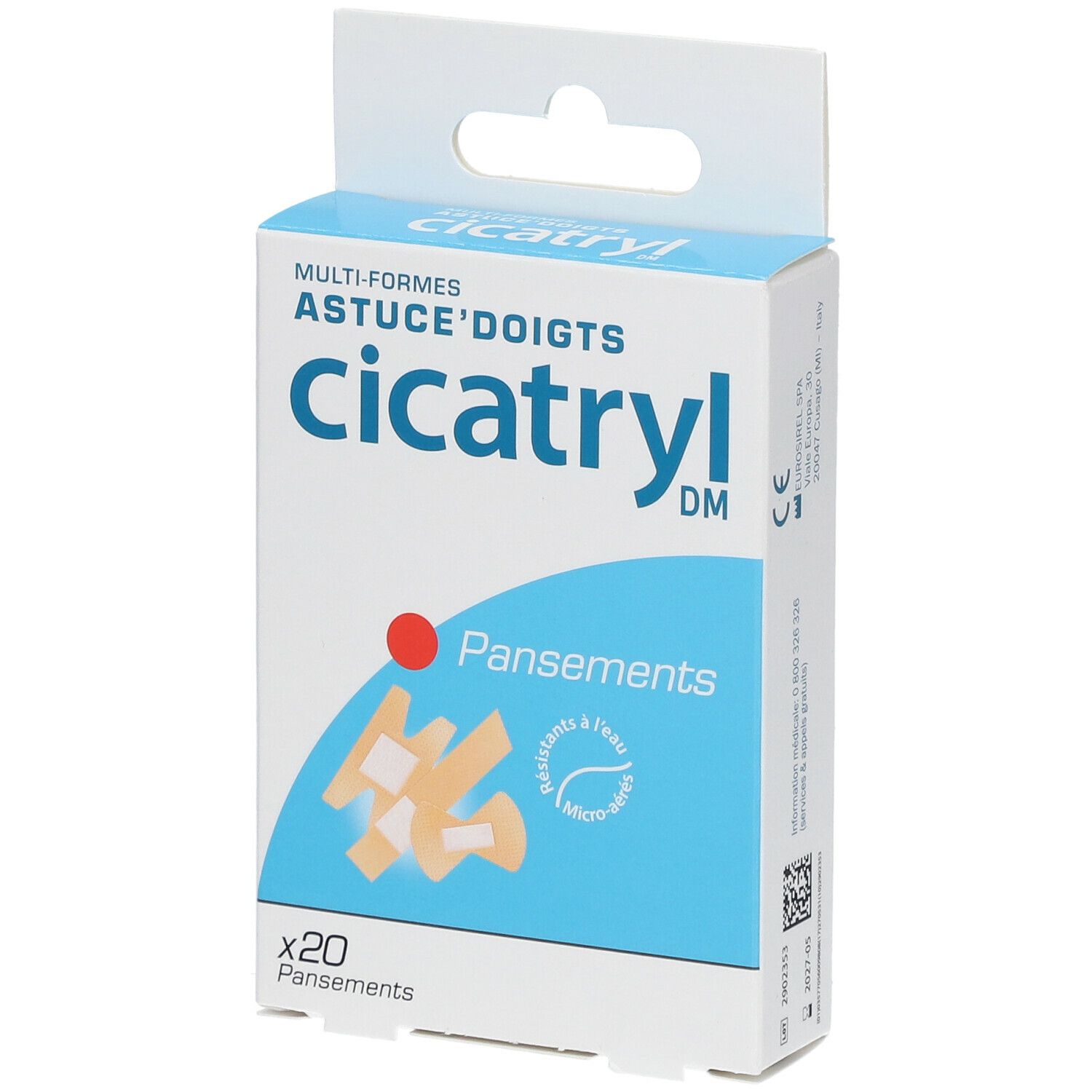 Cicatryl pansements multiformes doigts 20 pc(s) - Redcare Pharmacie