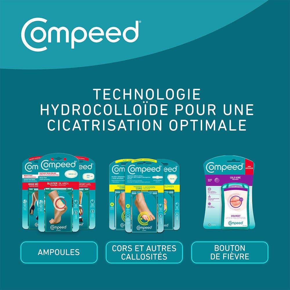 Compeed® - Stick Anti-Ampoule et Anti-Frottement 8ml