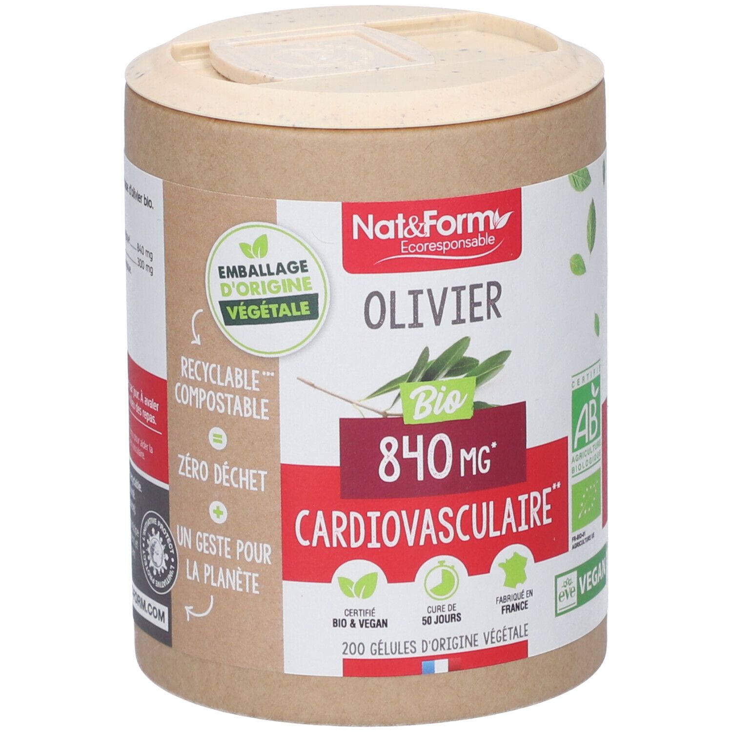 Nat&Form Olivier Bio en gélules