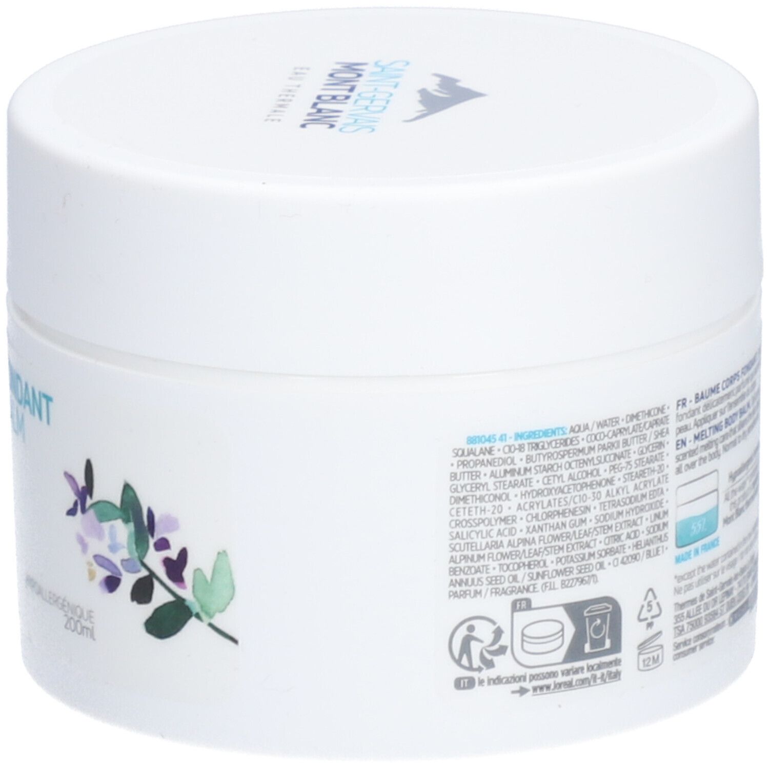 Saint-Gervais MONT BLANC Baume douceur corps 200 ml